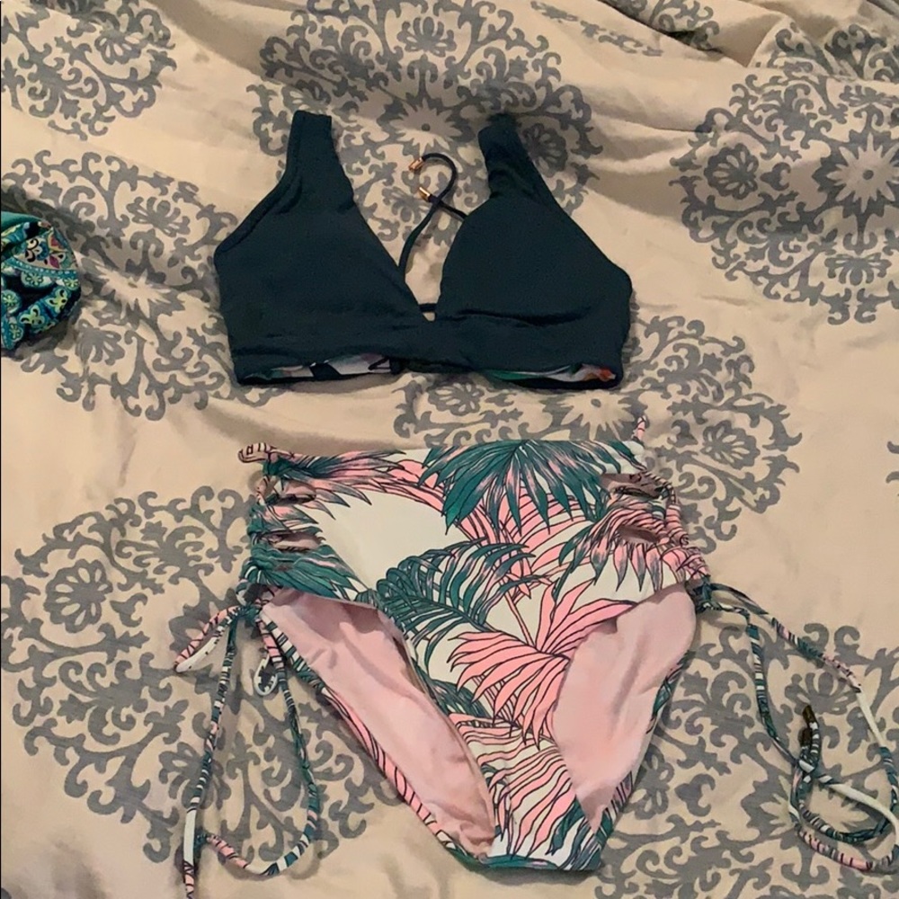 Reversible high waisted bikini